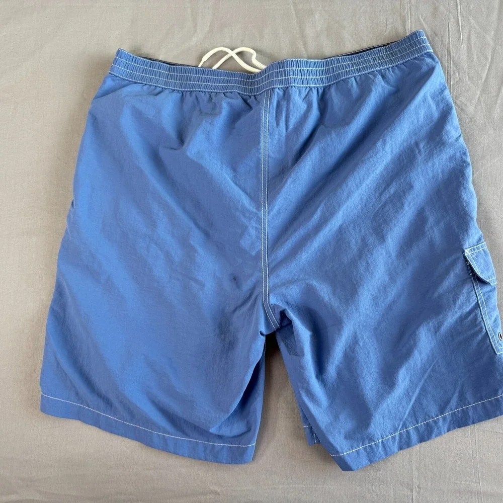 POLO RALPH LAUREN Board Short XXL Blue cargo Swim pocket vtg‎ 90s y2k pony